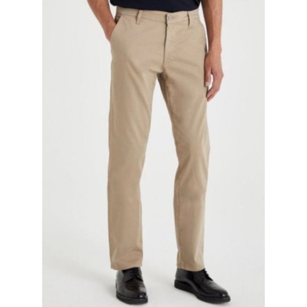 AG Adriano‎ Goldschmied The Lux Khaki size 33R, Light Tan Chino 29.5” inseam